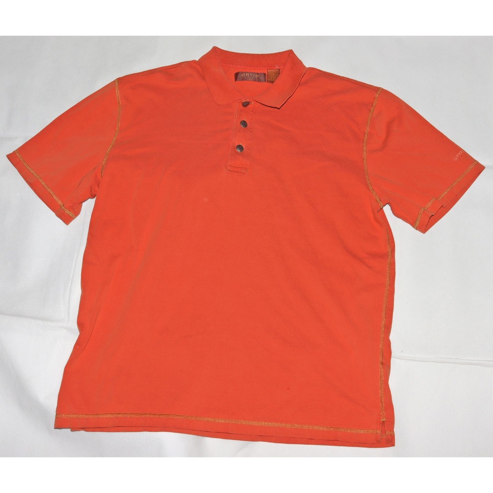 Orvis Men's Short Sleeve Polo‎ Shirt Size Large